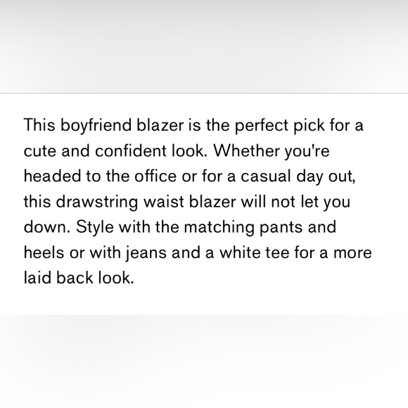 Express XS soft pink double breast blazer - Picture 2 of 8